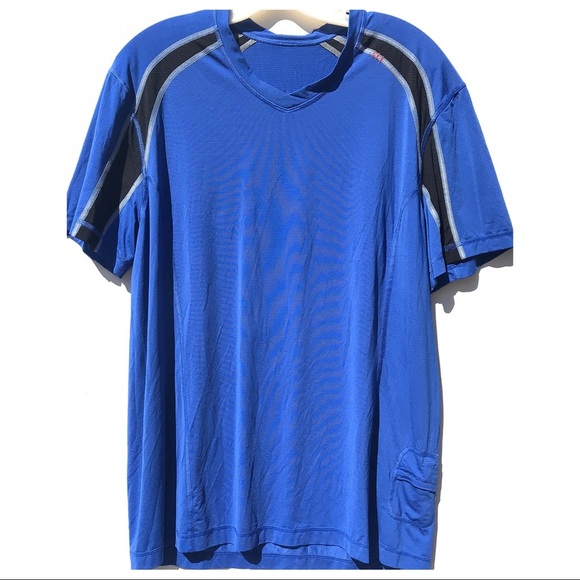 lululemon athletica Other - LULULEMON blue short sleeve SHIRT xl